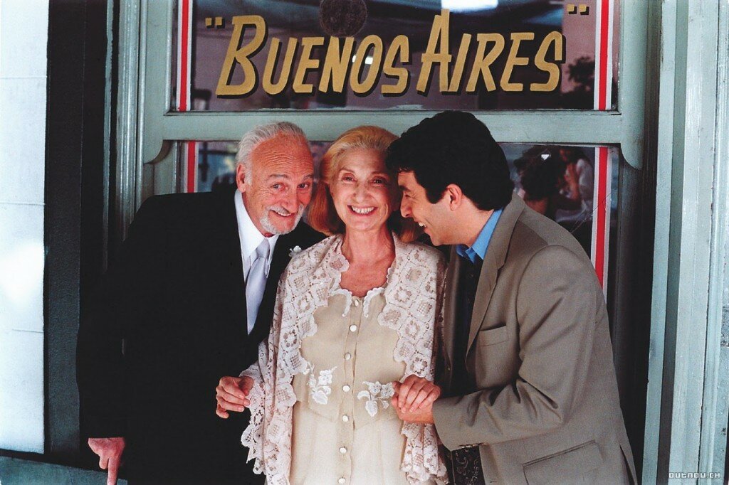 Héctor Alterio, Norma Aleandro y Darín